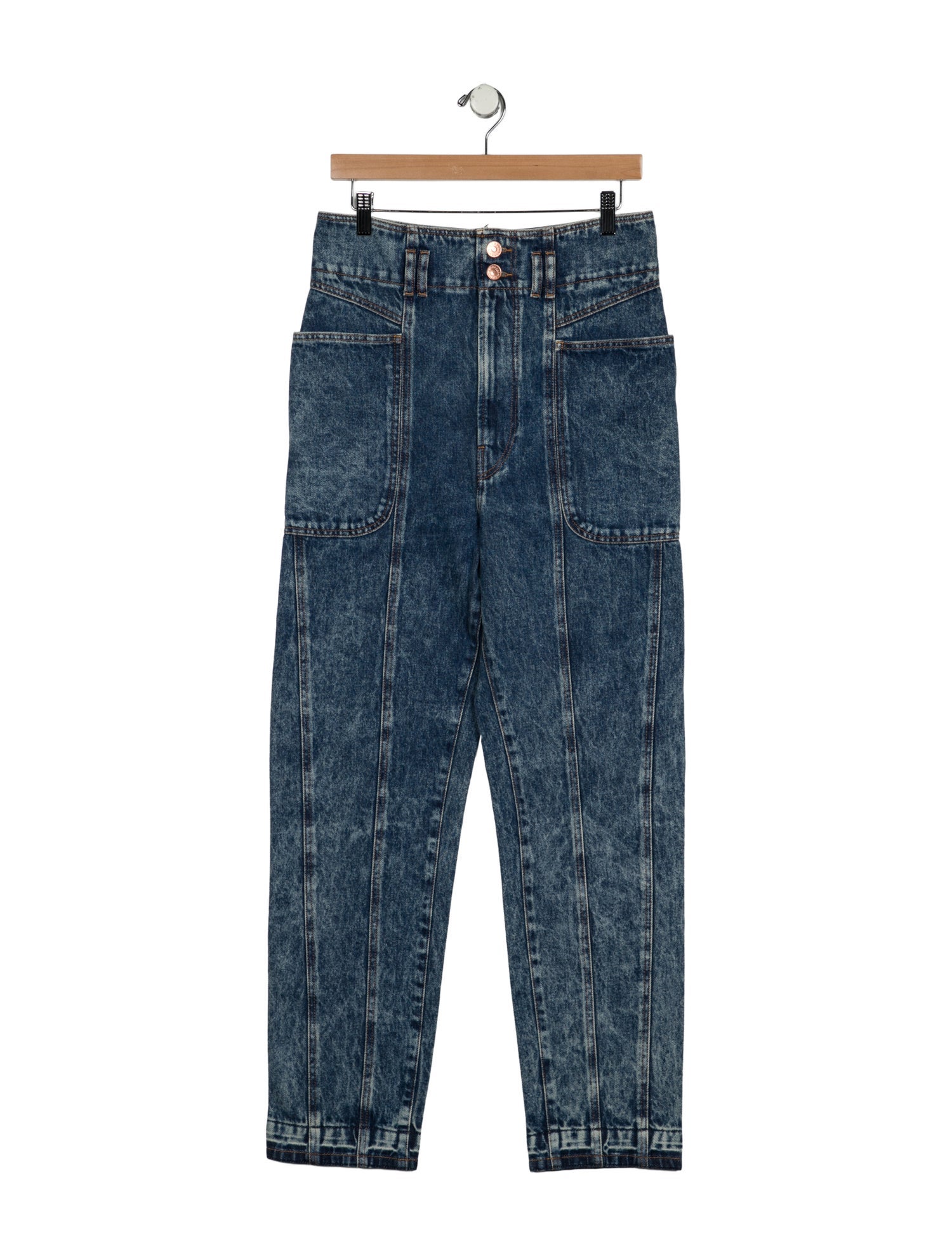 Étoile Isabel Marant High-Rise Straight Leg Jeans