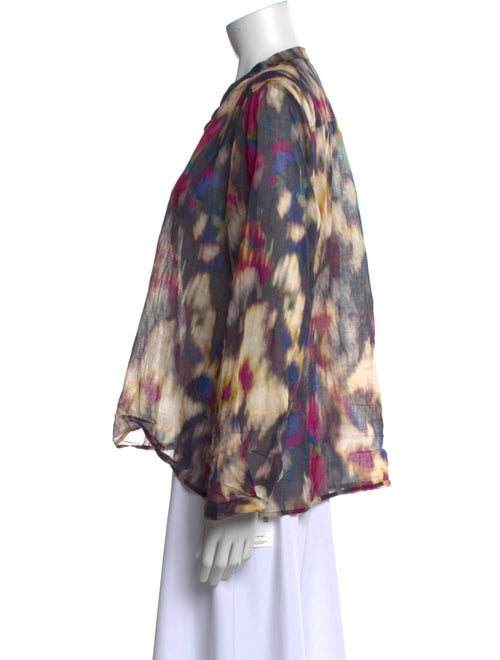 Étoile Isabel Marant Printed Crew Neck Blouse
