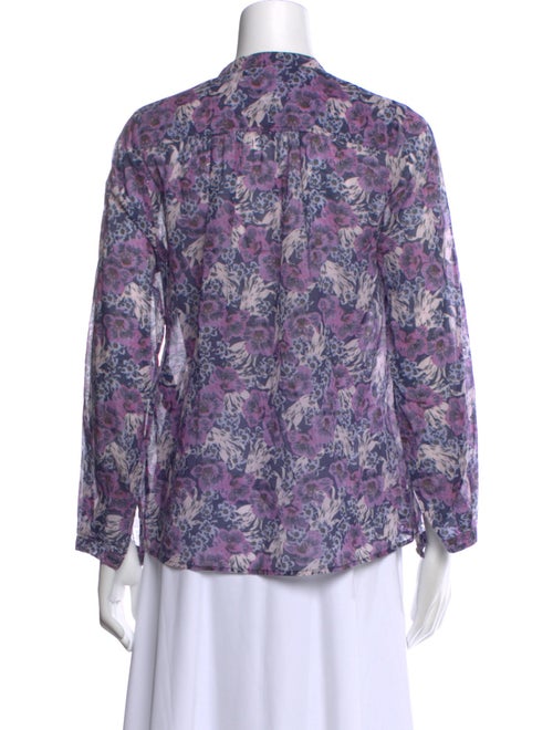 Étoile Isabel Marant Printed Mock Neck Blouse