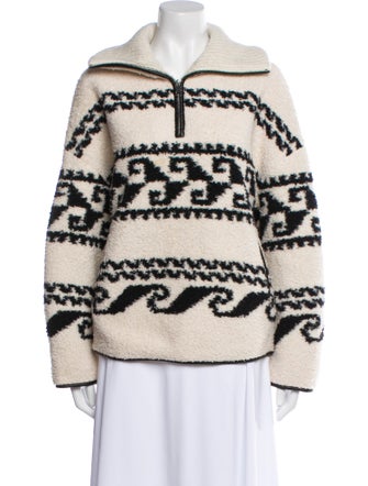 Étoile Isabel Marant Printed Faux Fur Jacket