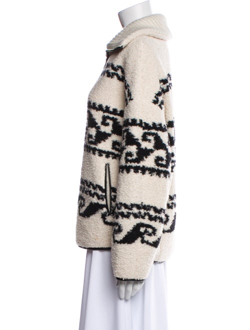 Étoile Isabel Marant Printed Faux Fur Jacket