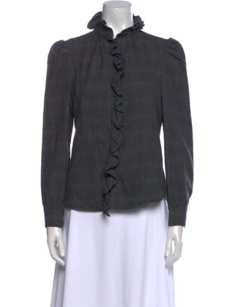 Étoile Isabel Marant Mock Neck Long Sleeve Sweatshirt