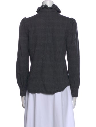 Étoile Isabel Marant Mock Neck Long Sleeve Sweatshirt