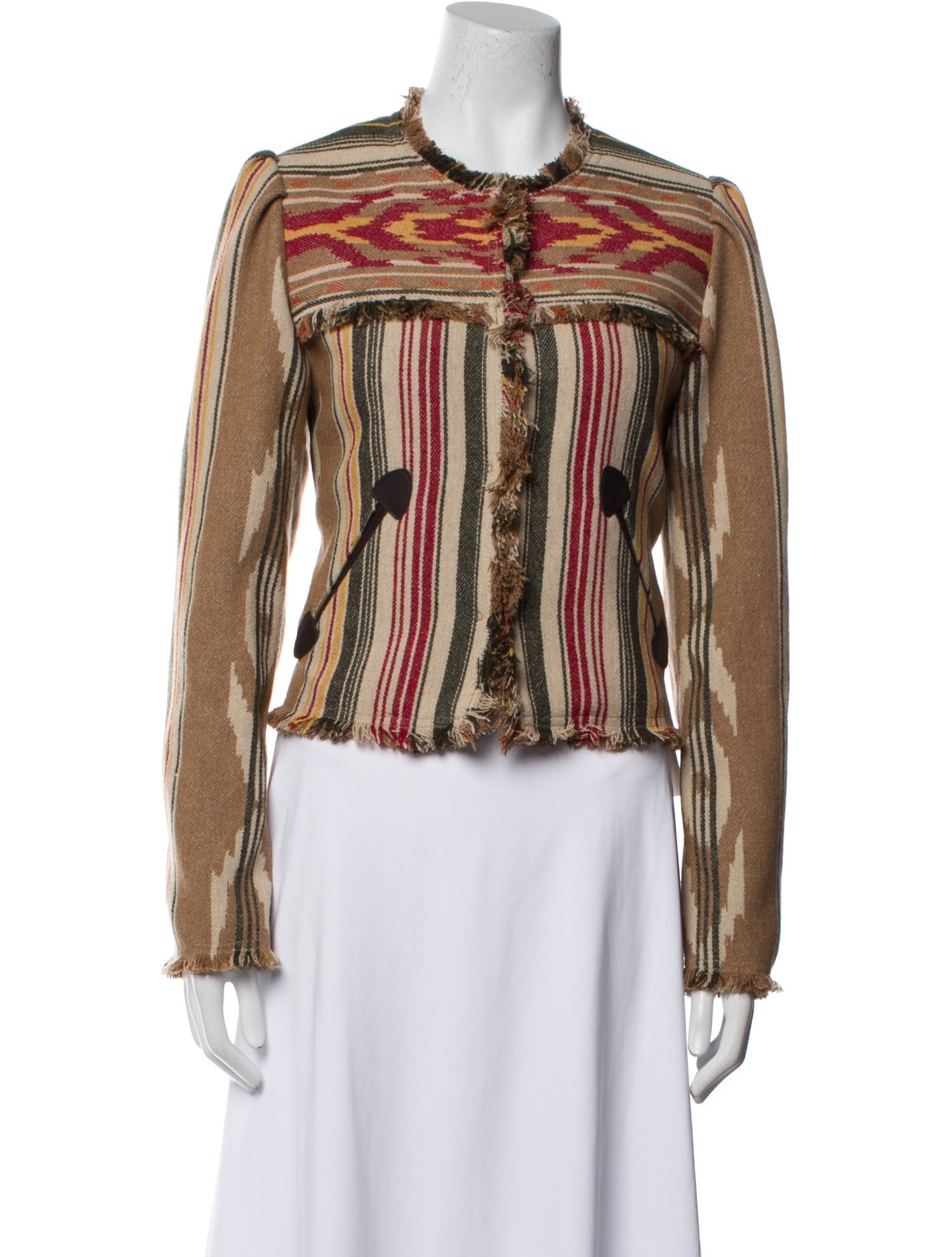 Étoile Isabel Marant Wool Tweed Pattern Evening Jacket