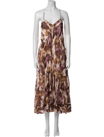 Étoile Isabel Marant Printed Long Dress