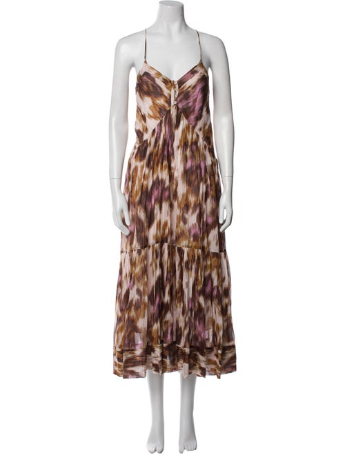 Étoile Isabel Marant Printed Long Dress