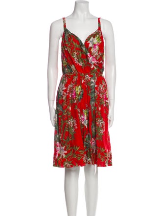 Étoile Isabel Marant Floral Print Knee-Length Dress
