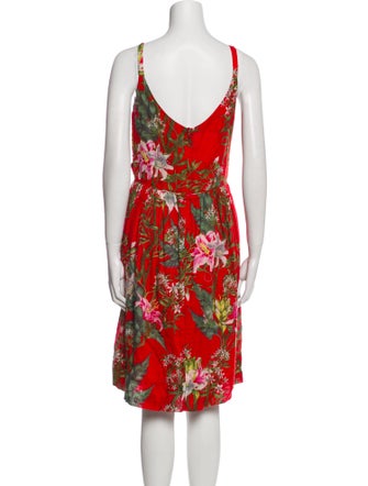 Étoile Isabel Marant Floral Print Knee-Length Dress