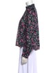 Étoile Isabel Marant Floral Print Mock Neck Blouse