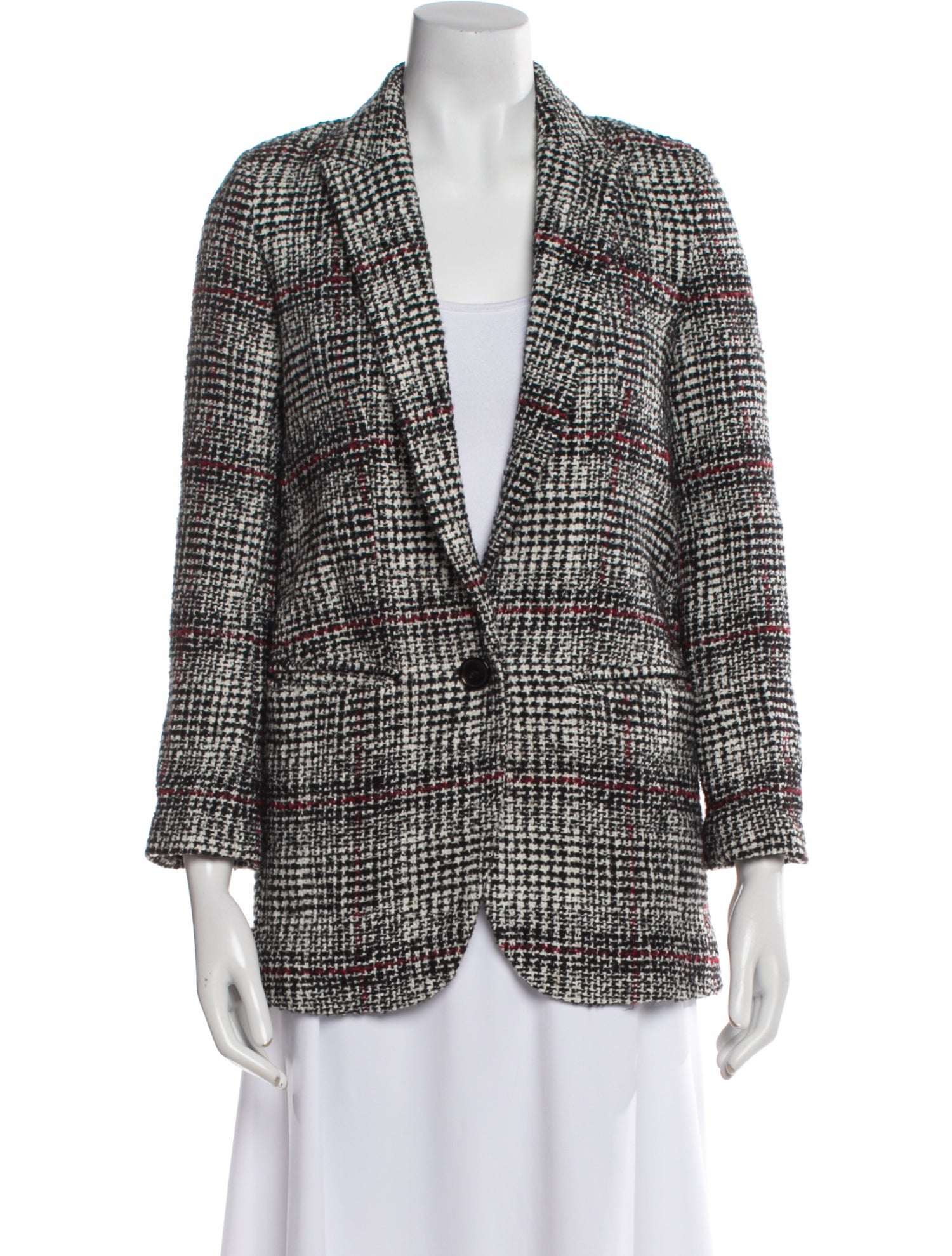 Étoile Isabel Marant Plaid Print Blazer