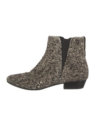 Étoile Isabel Marant Ponyhair Animal Print Chelsea Boots