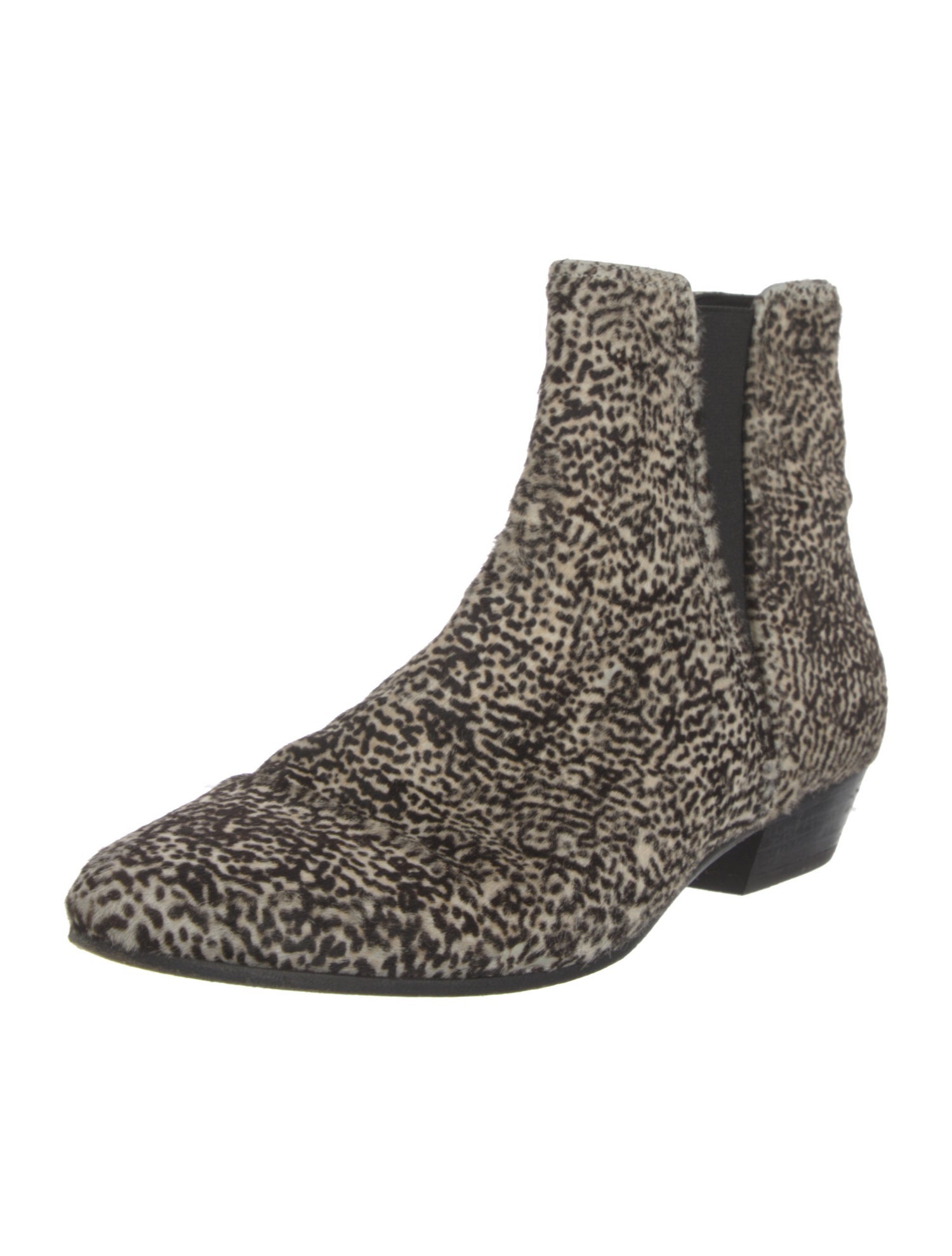Étoile Isabel Marant Ponyhair Animal Print Chelsea Boots