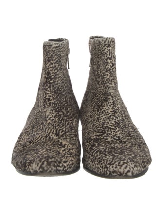 Étoile Isabel Marant Ponyhair Animal Print Chelsea Boots