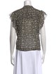 Étoile Isabel Marant Printed Crew Neck Crop Top