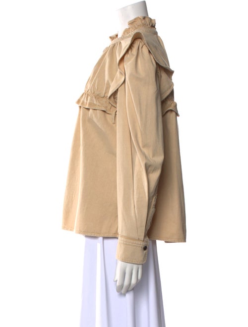 Étoile Isabel Marant Mock Neck Long Sleeve Blouse