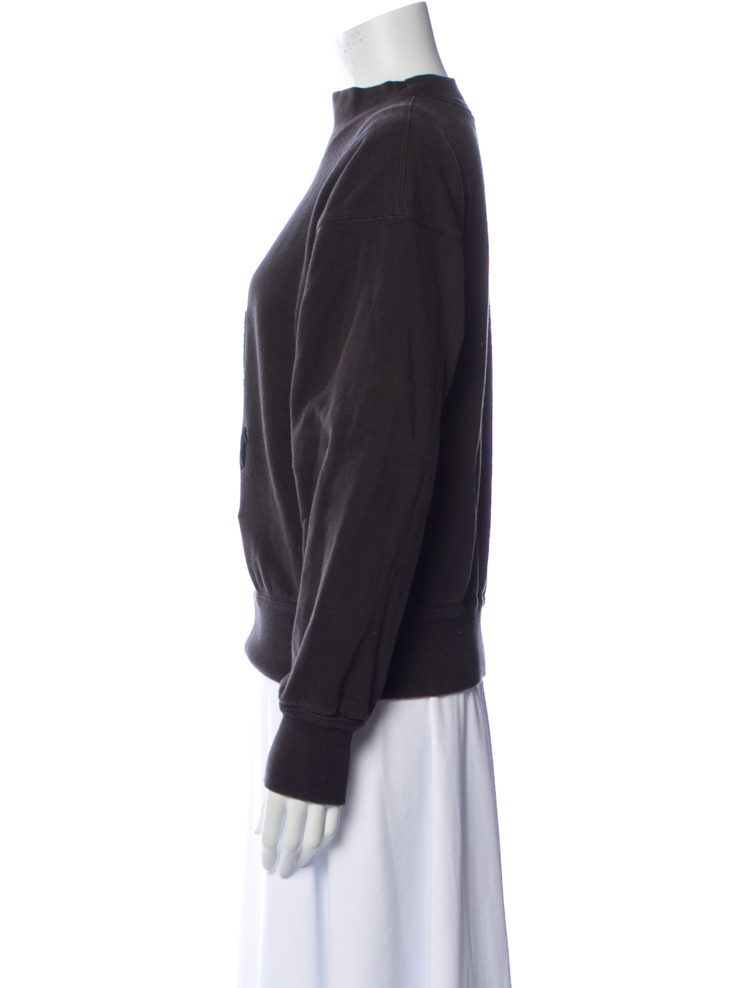 Étoile Isabel Marant Graphic Print Mock Neck Sweater