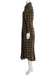 Étoile Isabel Marant Plaid Print Long Dress