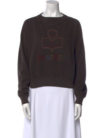Étoile Isabel Marant Graphic Print Crew Neck Sweatshirt