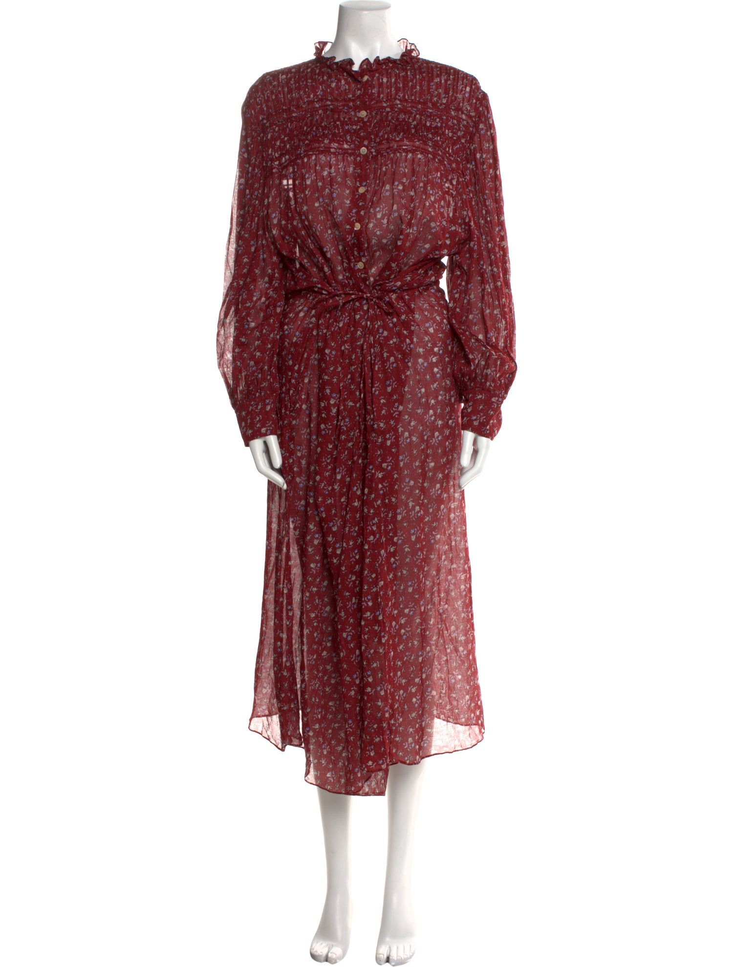 Étoile Isabel Marant Floral Print Midi Length Dress