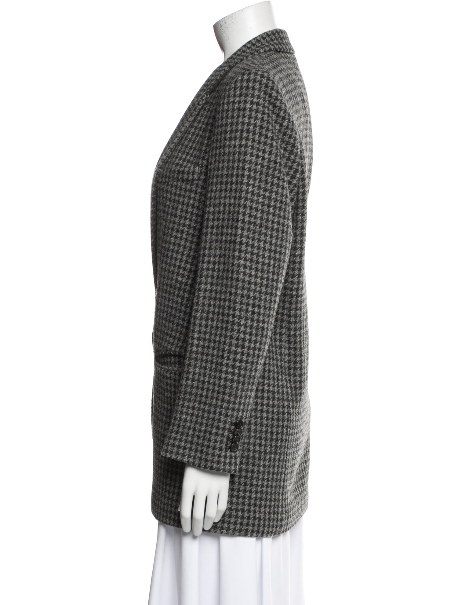 Étoile Isabel Marant Wool Houndstooth Print Blazer