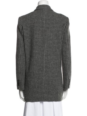 Étoile Isabel Marant Wool Houndstooth Print Blazer