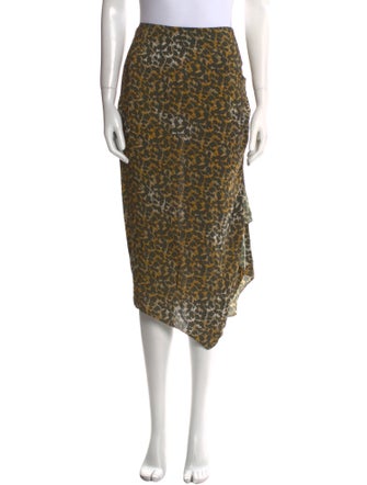 Étoile Isabel Marant Animal Print Midi Length Skirt