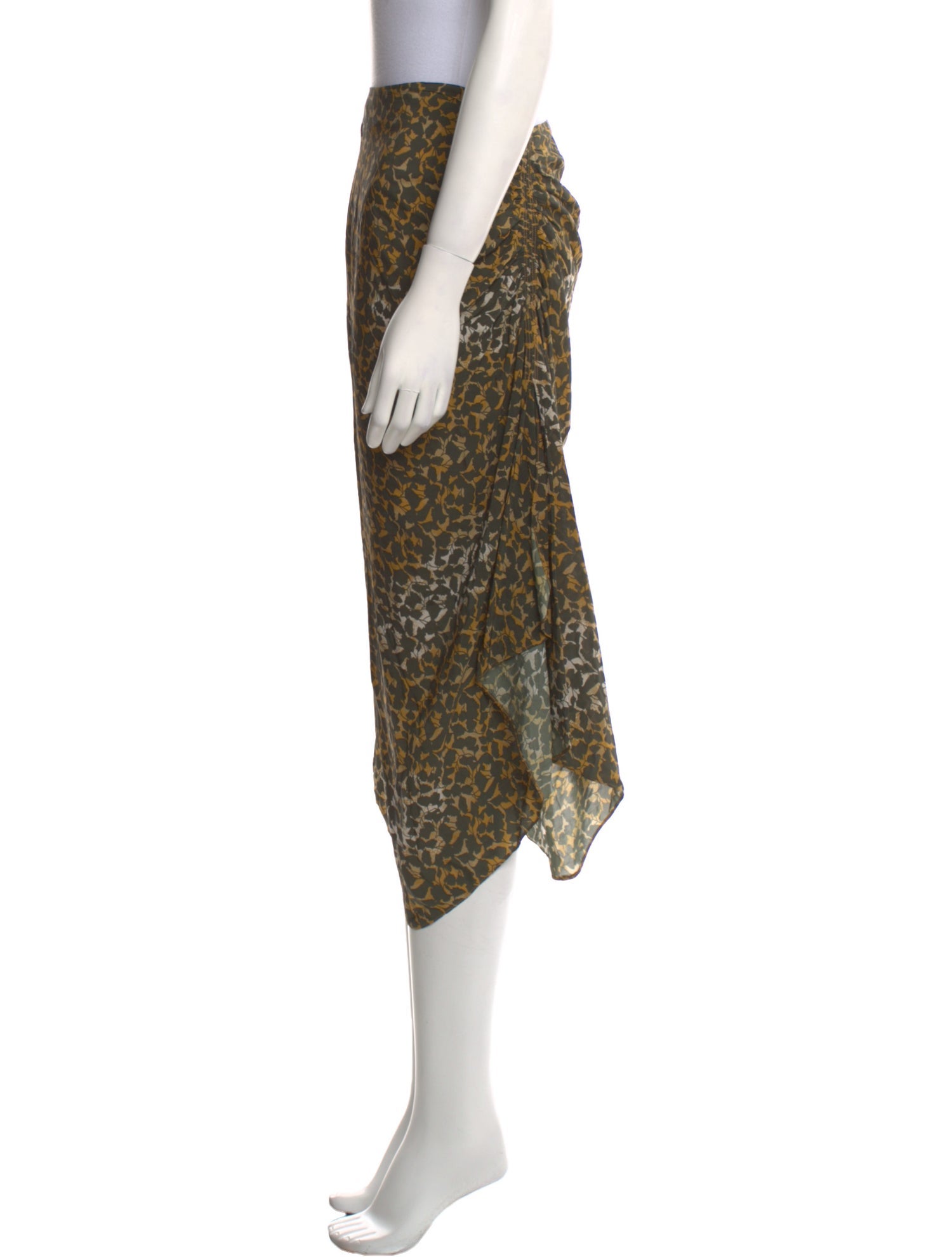 Étoile Isabel Marant Animal Print Midi Length Skirt