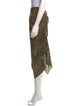 Étoile Isabel Marant Animal Print Midi Length Skirt