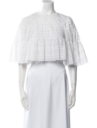 Étoile Isabel Marant Crew Neck Short Sleeve Crop Top