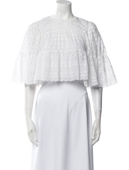 Étoile Isabel Marant Crew Neck Short Sleeve Crop Top