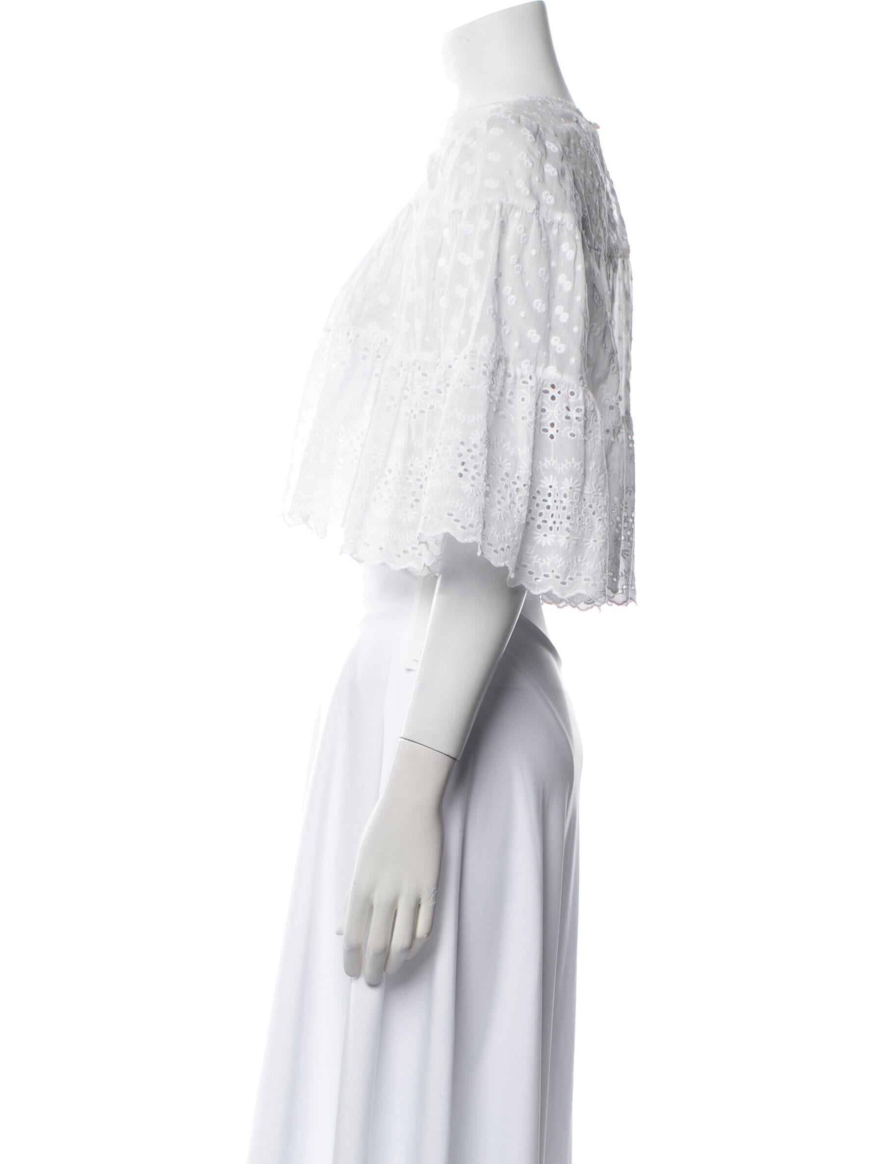 Étoile Isabel Marant Crew Neck Short Sleeve Crop Top