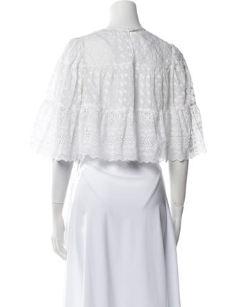 Étoile Isabel Marant Crew Neck Short Sleeve Crop Top