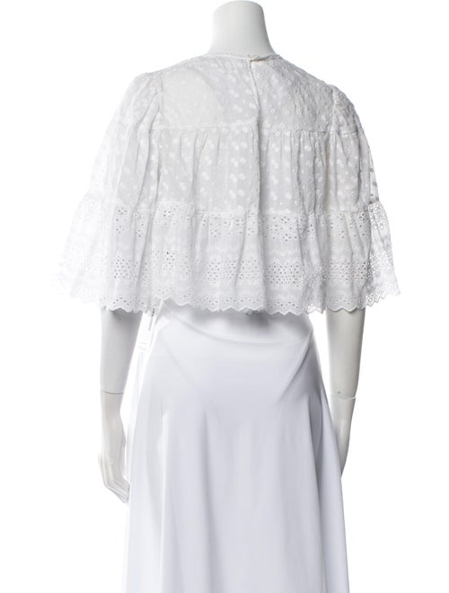 Étoile Isabel Marant Crew Neck Short Sleeve Crop Top