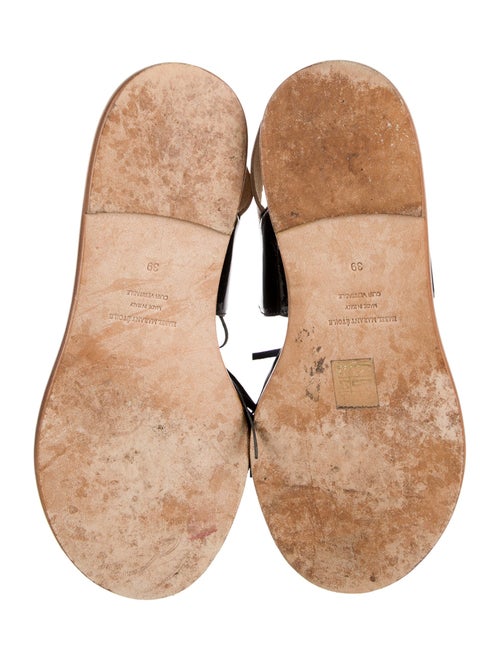 Étoile Isabel Marant Leather Colorblock Pattern Slingback Sandals