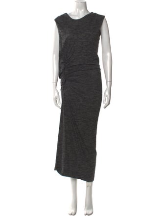 Étoile Isabel Marant Scoop Neck Long Dress