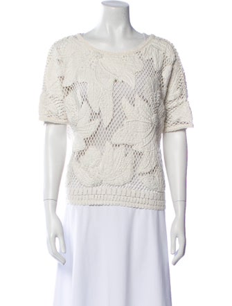 Étoile Isabel Marant Printed Scoop Neck Top