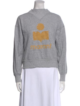 Étoile Isabel Marant Graphic Print Turtleneck Sweatshirt