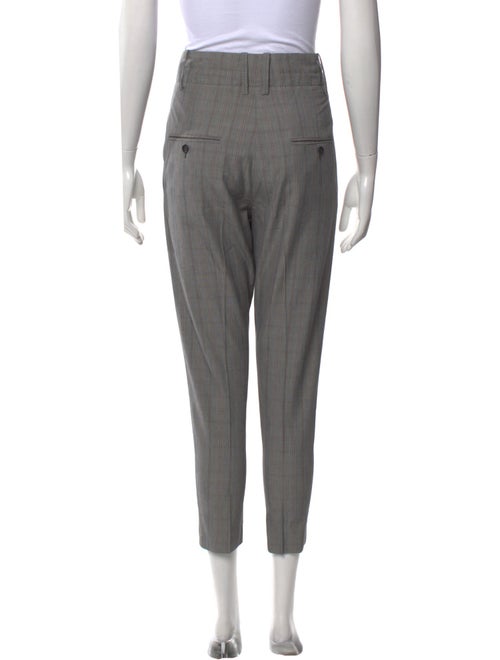 Étoile Isabel Marant Plaid Print Skinny Leg Pants