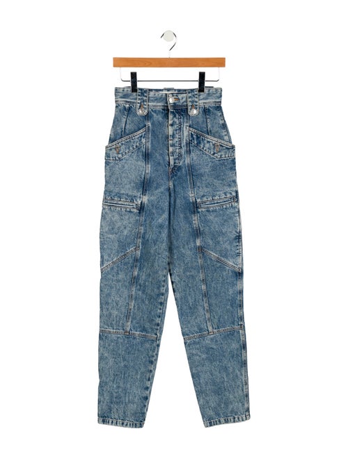 Étoile Isabel Marant High-Rise Straight Leg Jeans
