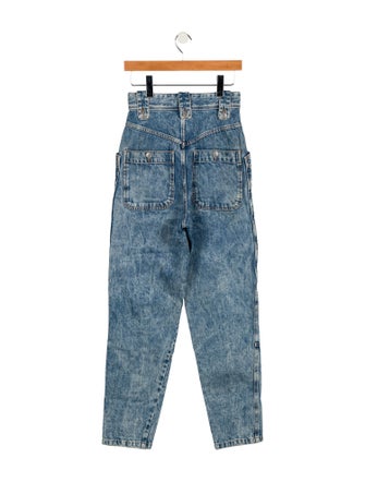 Étoile Isabel Marant High-Rise Straight Leg Jeans