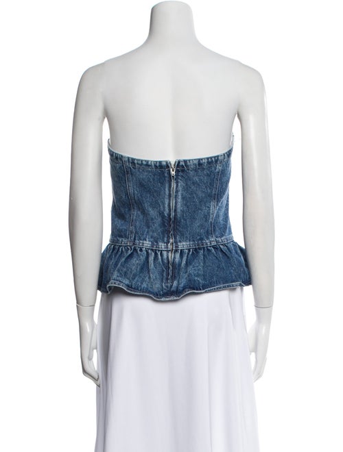 Étoile Isabel Marant Strapless Crop Top