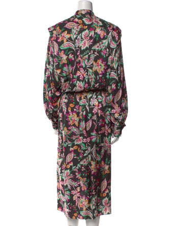 Étoile Isabel Marant Floral Print Midi Length Dress