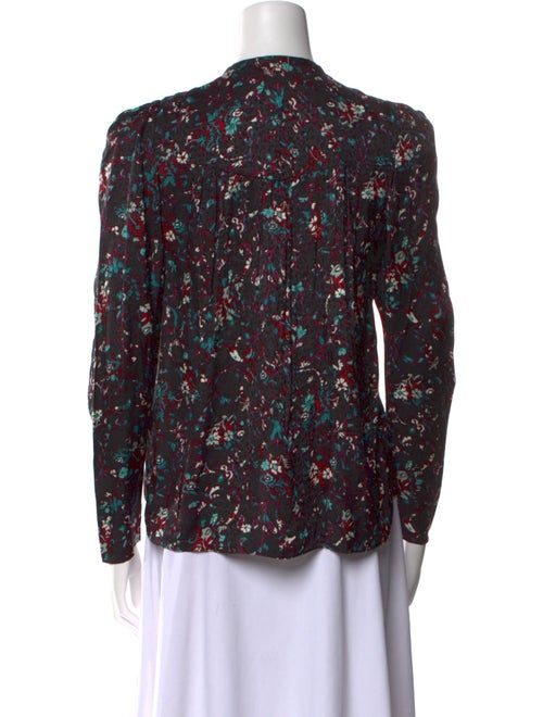 Étoile Isabel Marant Floral Print Crew Neck Blouse
