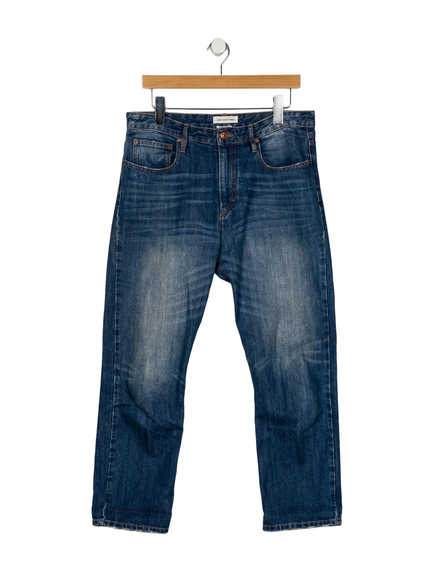 Étoile Isabel Marant Mid-Rise Straight Leg Jeans