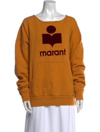 Étoile Isabel Marant Graphic Print Scoop Neck Sweatshirt