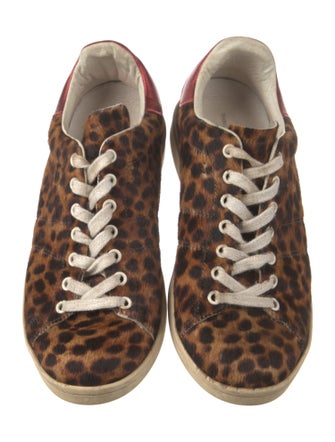 Étoile Isabel Marant Ponyhair Animal Print Sneakers