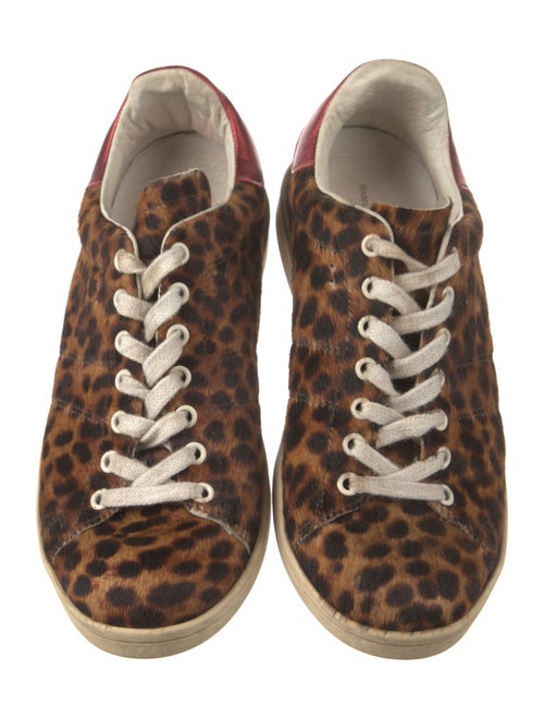 Étoile Isabel Marant Ponyhair Animal Print Sneakers