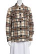 Étoile Isabel Marant Wool Plaid Print Jacket
