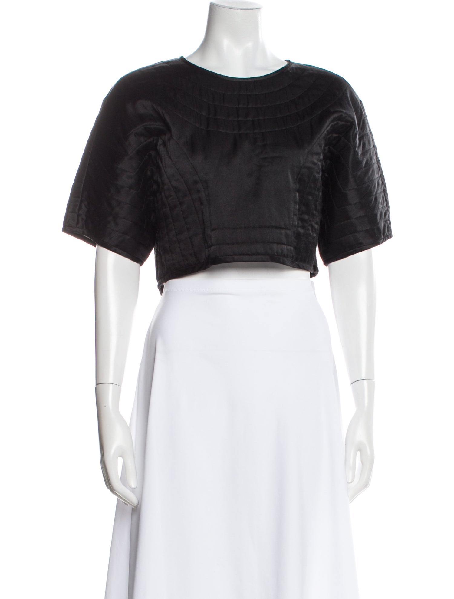 Étoile Isabel Marant Crew Neck Short Sleeve Crop Top