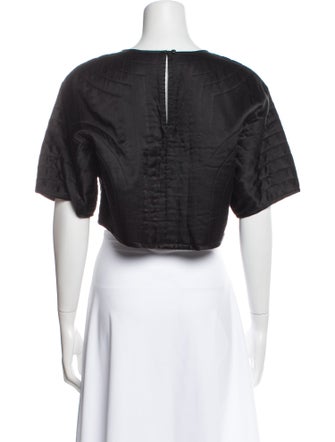 Étoile Isabel Marant Crew Neck Short Sleeve Crop Top